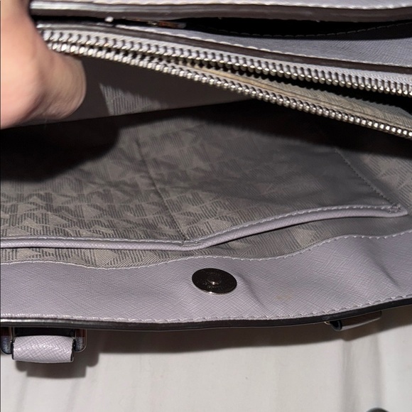 Michael Kors lilac Satchel Structured Saffiano Leather - Picture 10 of 11